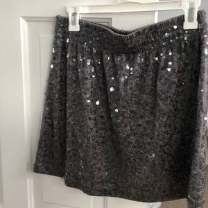 Garnet Hill sequined skirt